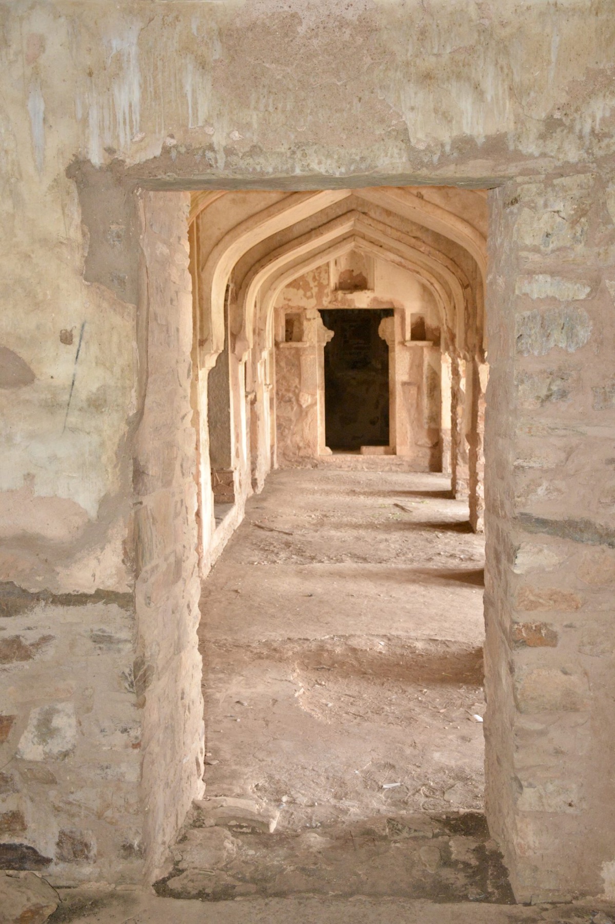 Stone Arched Corridor