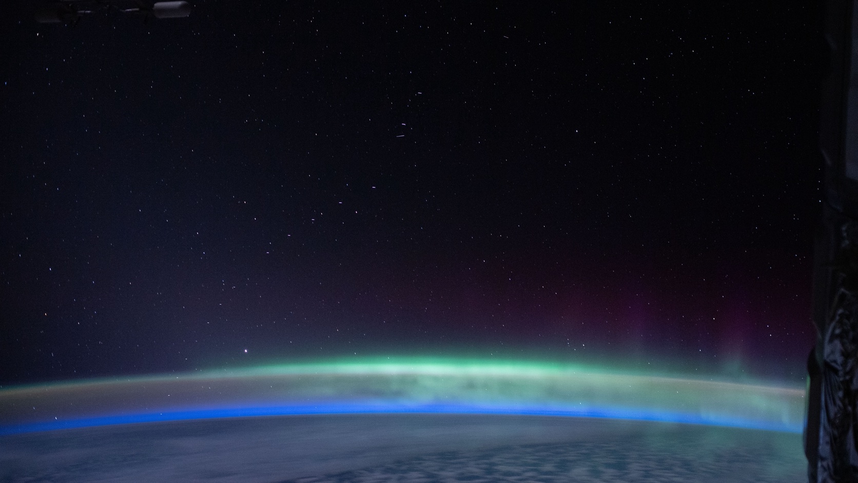Aurora Australis From Orbit
