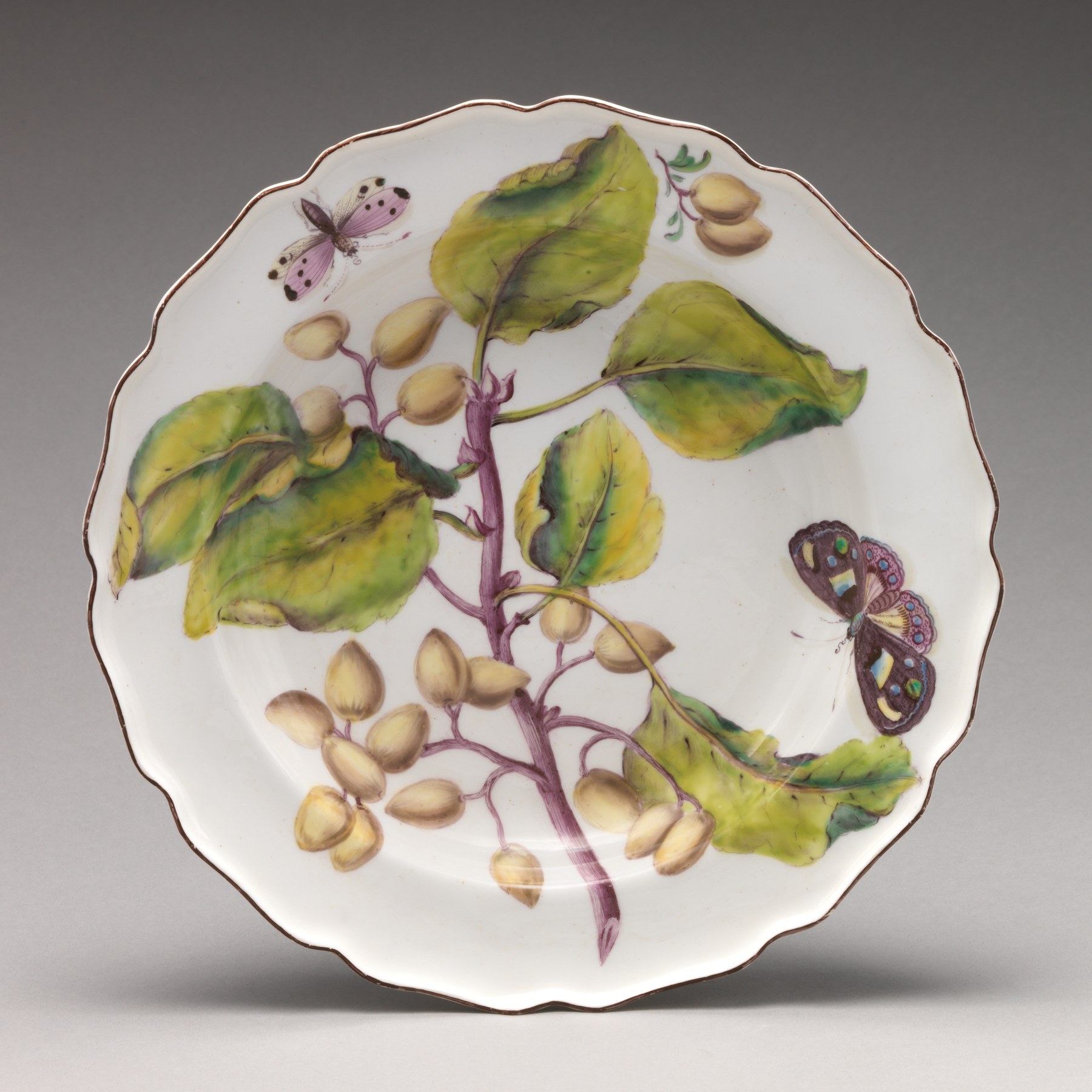 Botanical Fruit Porcelain Plate