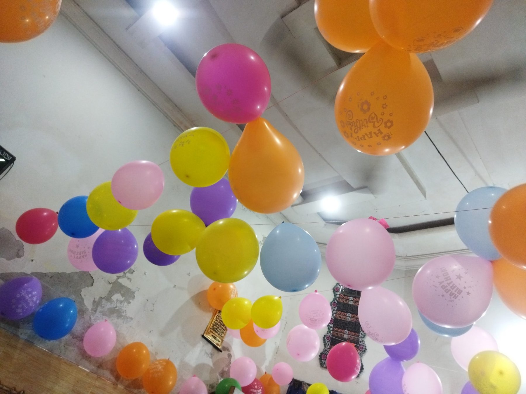 Colorful Balloons at an Event