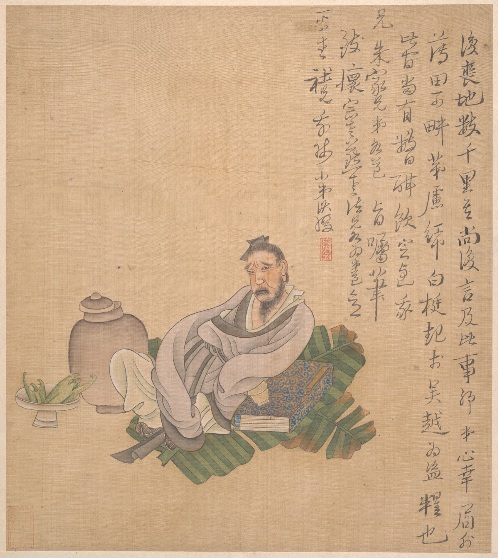 Figures, flowers, and landscapes