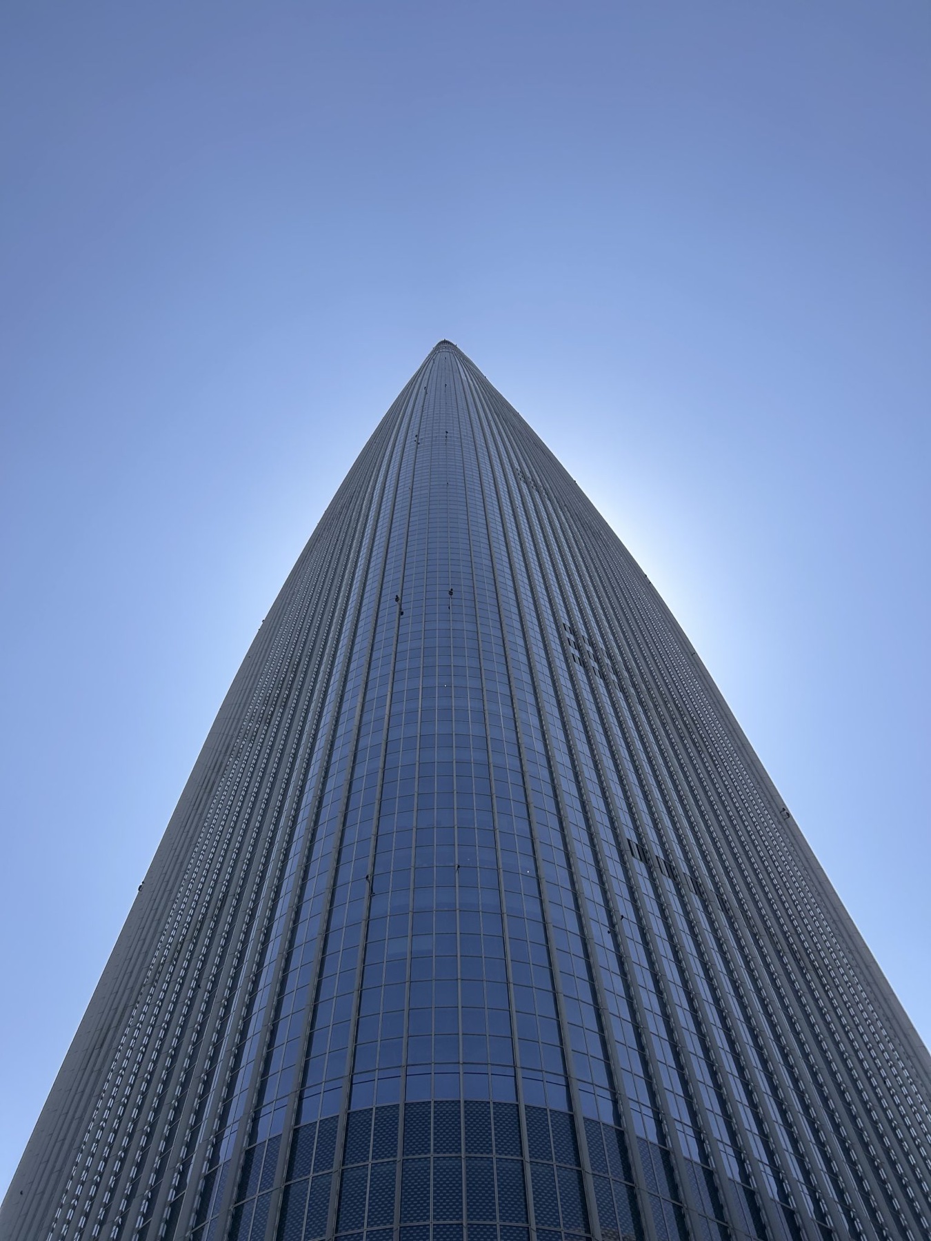 Glass Tower Looking Up