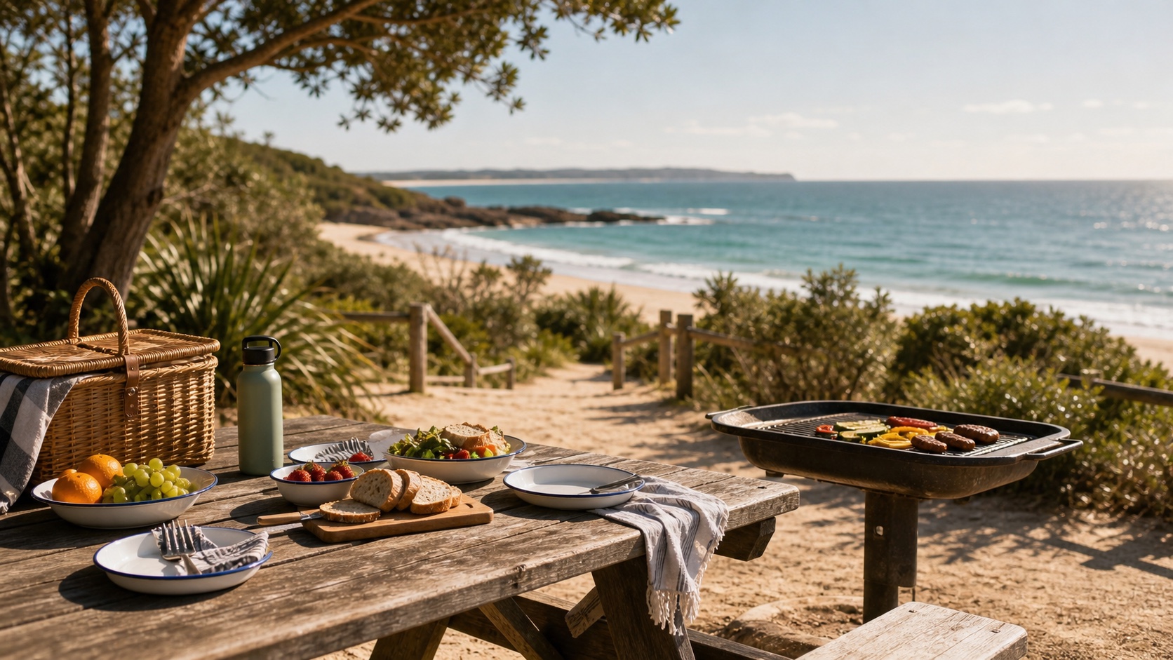 Australia Beach Picnic