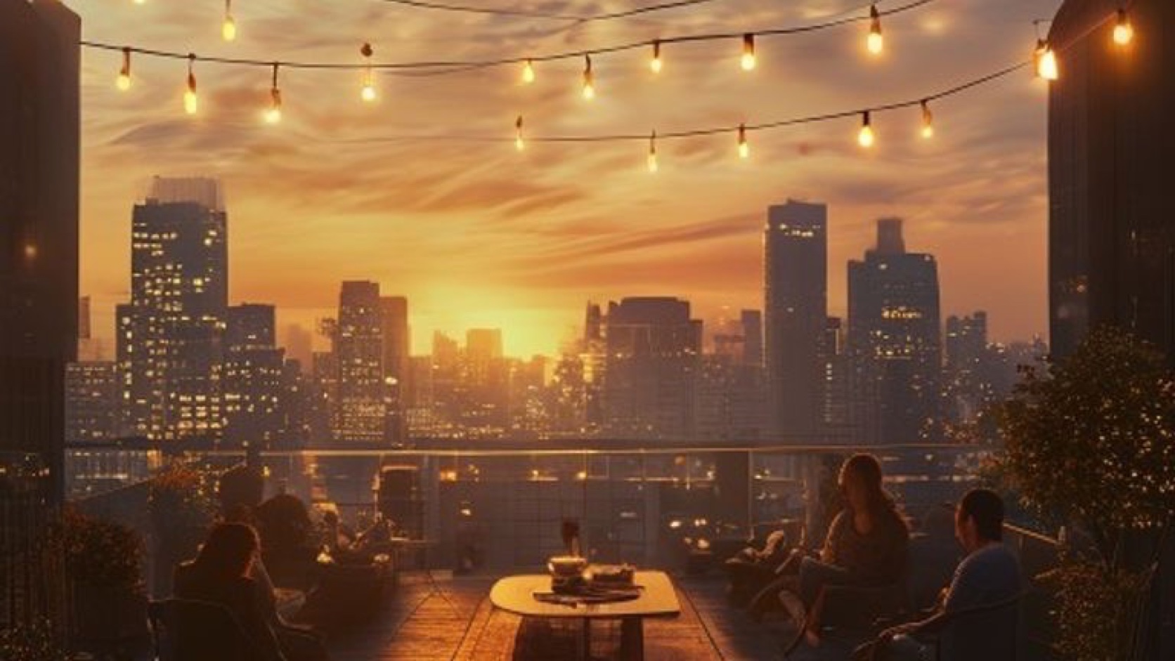 Rooftop Sunset