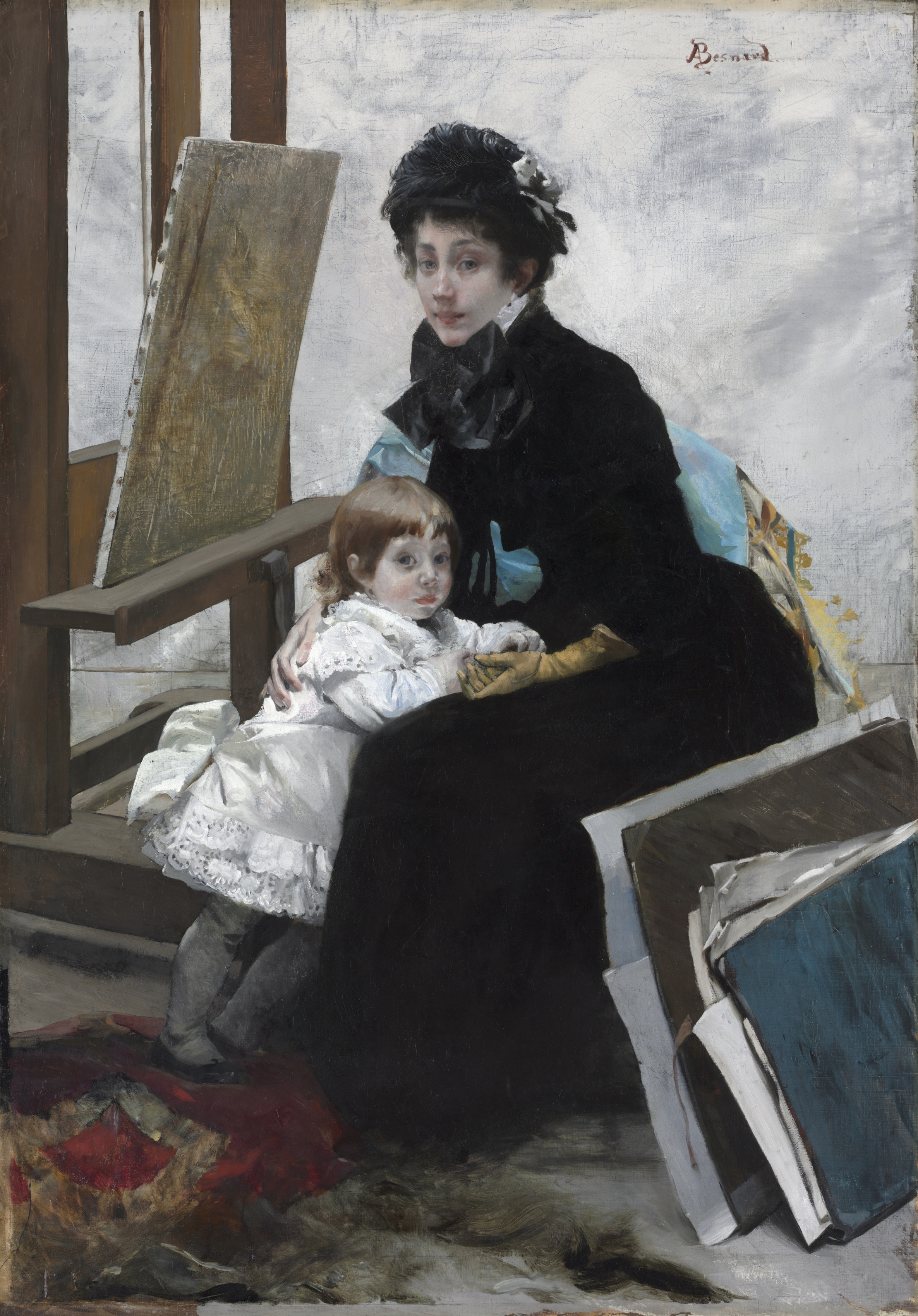 Madeleine Lerolle and Her Daughter Yvonne