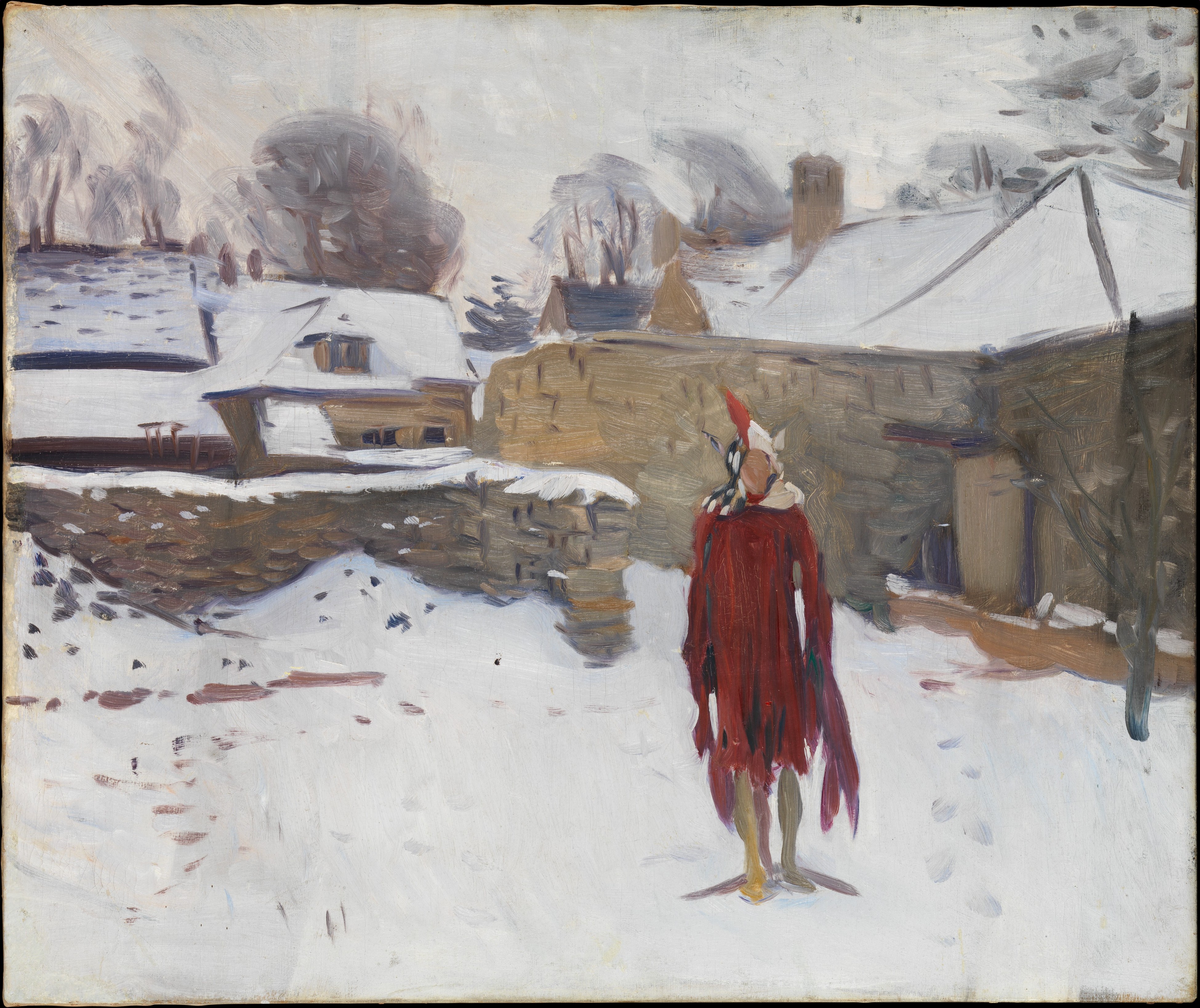 Mannequin in the Snow