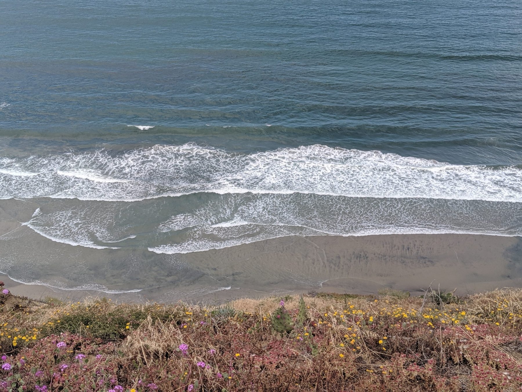 Waves from a Coastal Bluff