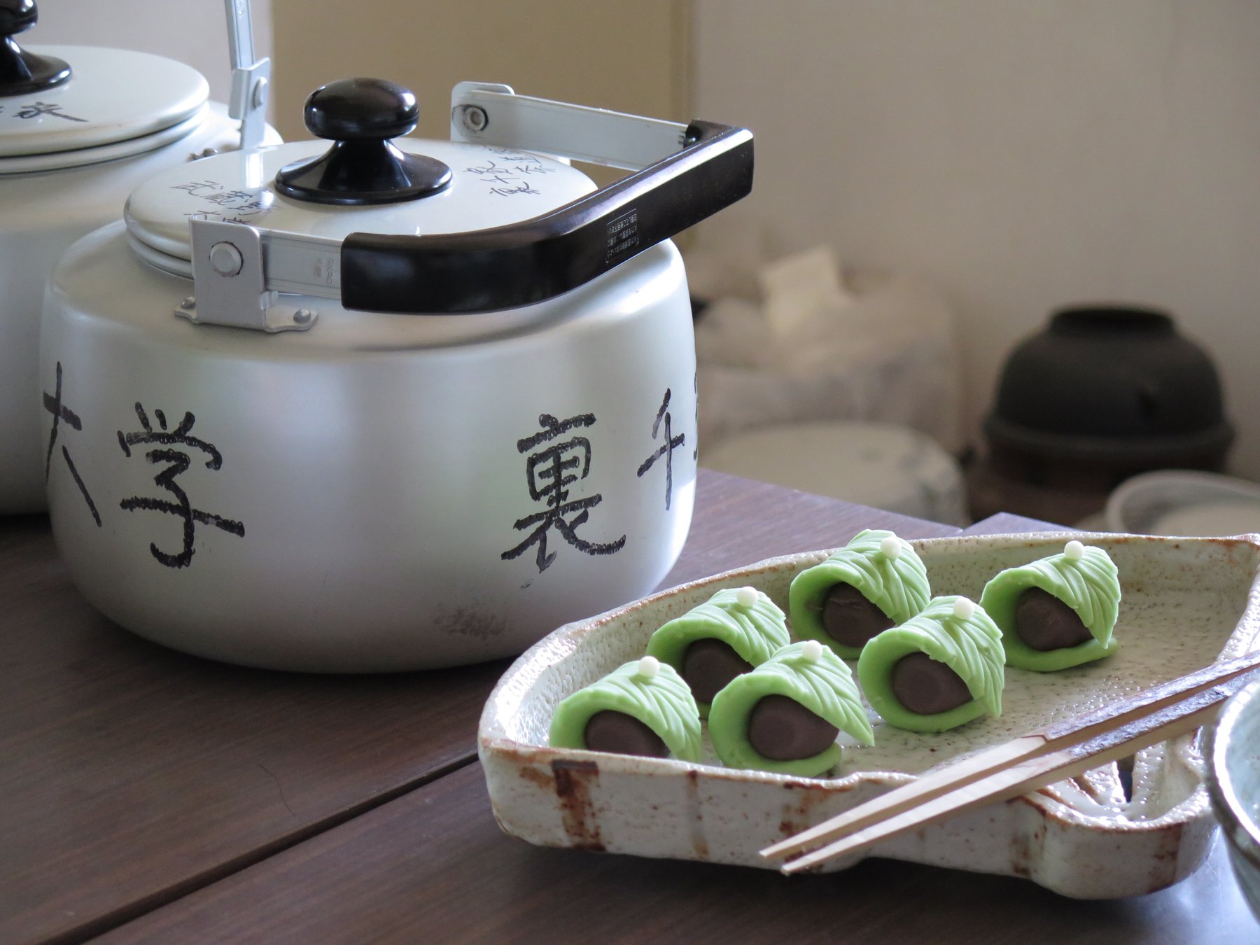 Tea Kettle and Sweets