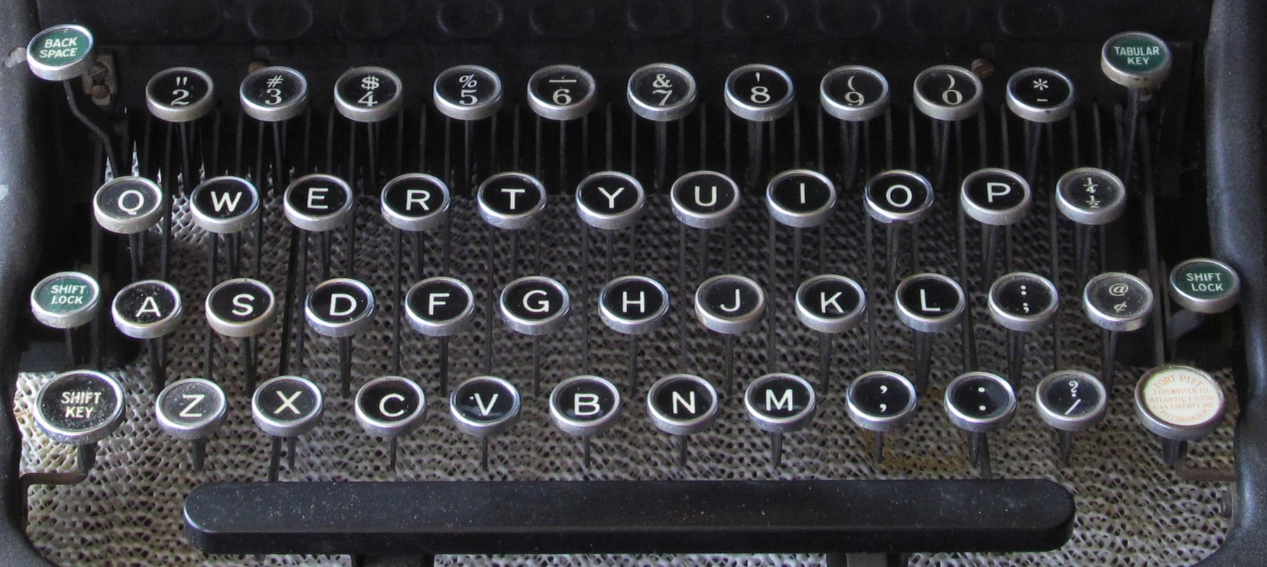 Vintage Typewriter Keys