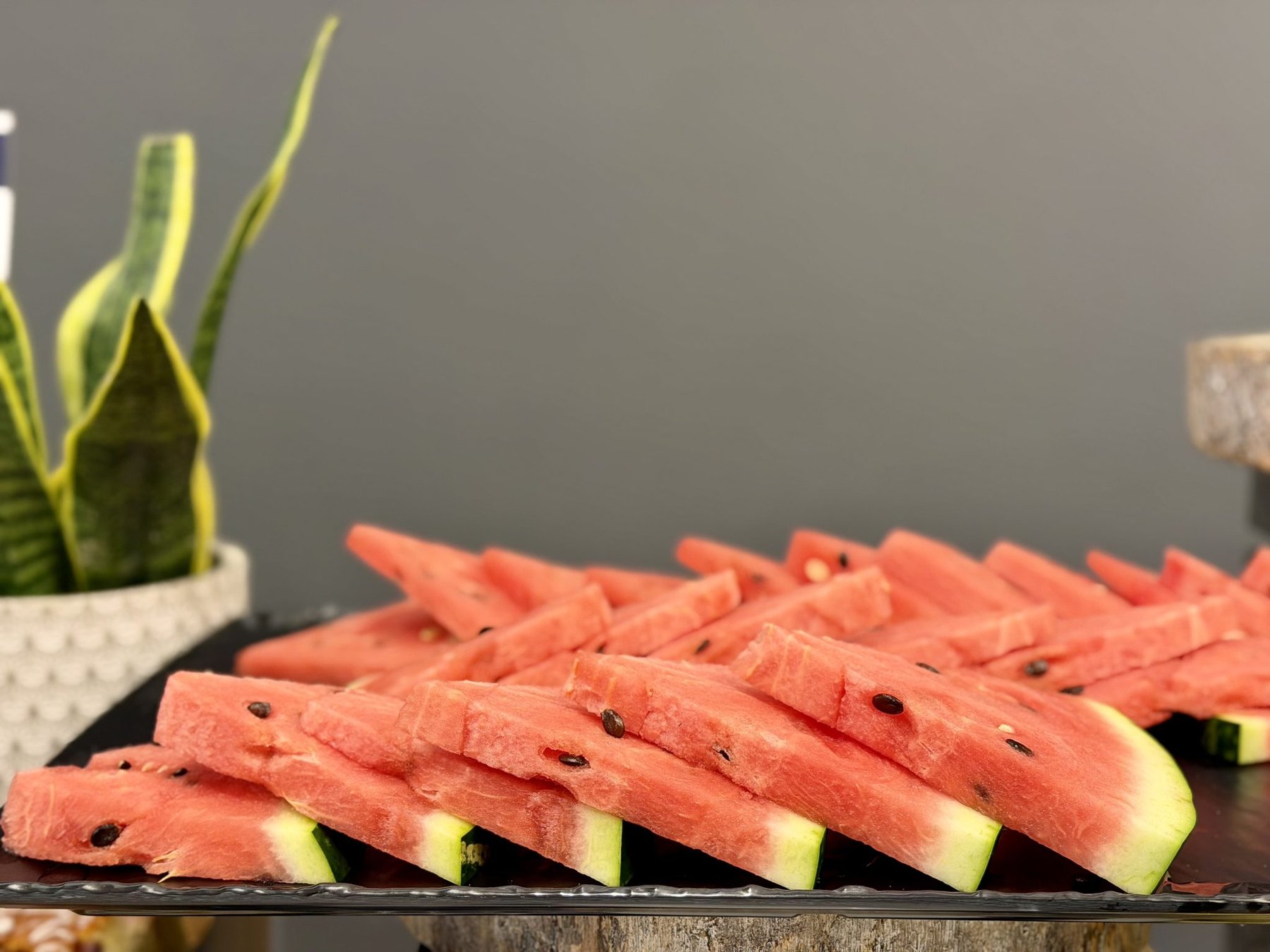 Watermelon Slices on a Platter