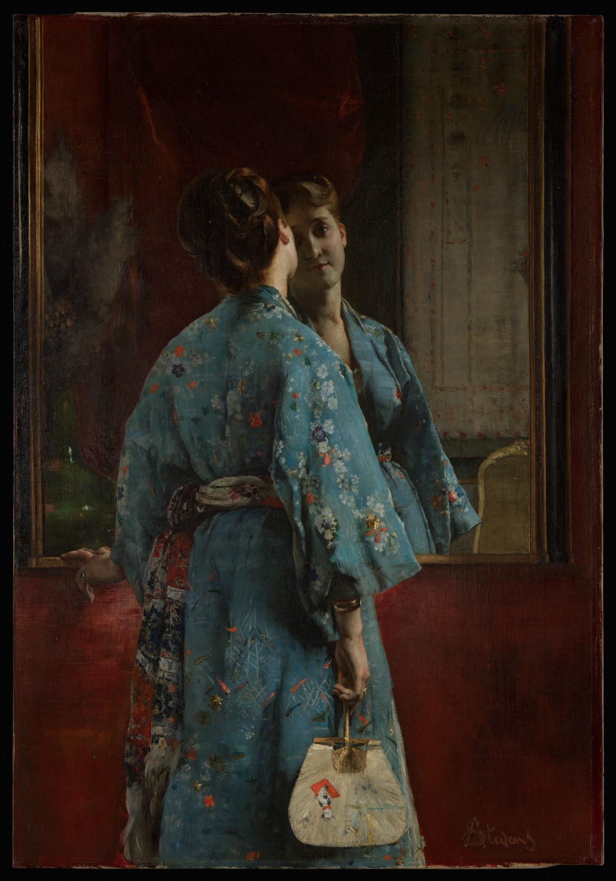 Woman in a Japanese Robe